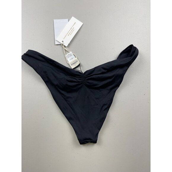 L*Space Black Bikini Bottom Classic Fit Swimwear, size M - Picture 2 of 3